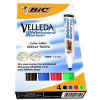 Marker suchocieralny BIC Velleda Ecolutions 1701 mix AST 4szt, 904941